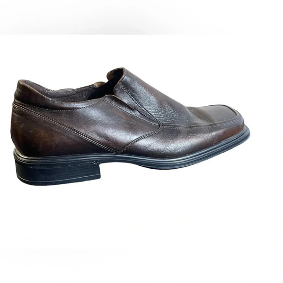 ALDO Vintage Leather Slip On Brown Size  45/11-11.5 - Picture 2 of 11